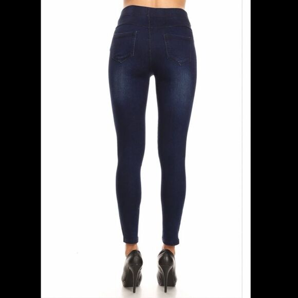 Jeggings stretch leggings denim leggings jeans - Picture 1 of 7